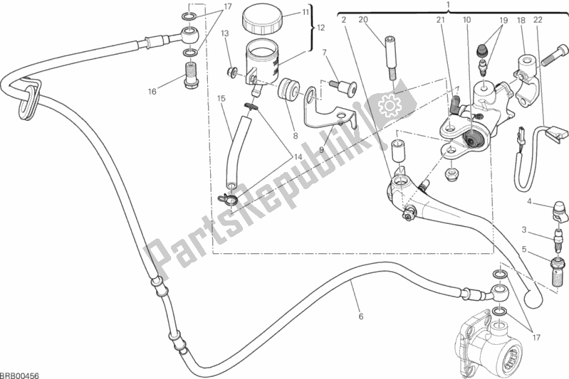 Wszystkie części do Sterowanie Sprz? G? Em Ducati Monster 1200 S 2016